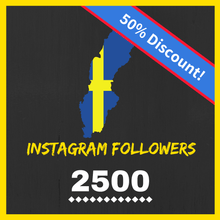 Buy 2500 Swedish Instagram Followers