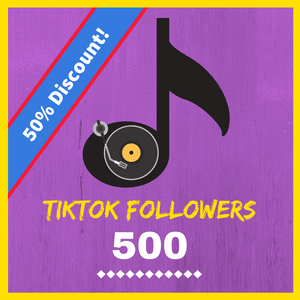 Shop 500 TikTok followers