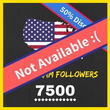 Buy 7500 American Instagram Followers